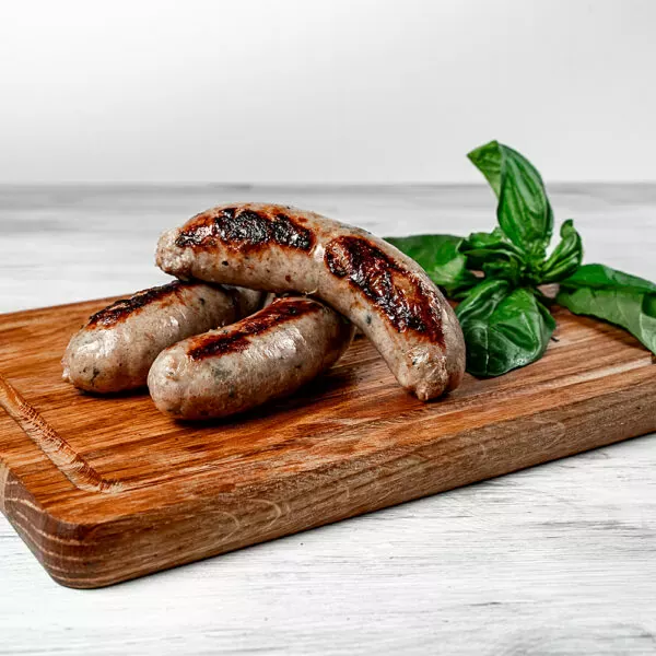 Ковбаски з грибами та беконом